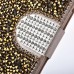 Samsung Galaxy S7 - Bling Bling Rhinestone PU Flip Stand Phone Protective Cover Case with Magnet Clip - Blue
